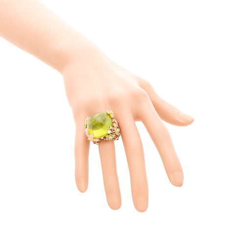 Christian-Dior-18K-Yellow-Gold-Diorella- Cocktail-Ring-Size-4.75-300922