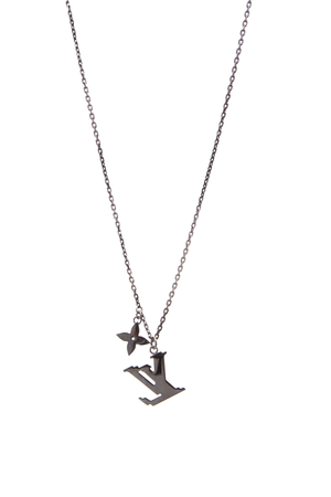 Louis Vuitton Gunmetal Initiales Necklace