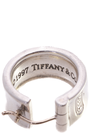 Tiffany Silver Since 1837 Huggie Earring