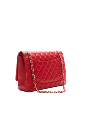 Chanel Maxi Lambskin Double Flap Bag