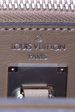 Louis Vuitton Taupe Ostrich City Steamer Bag