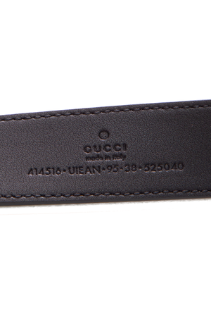 Gucci Black GG Honeybee Belt