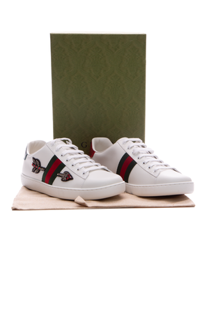 Gucci Crystal Arrow Ace Sneakers - Size 42
