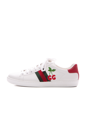 Gucci Embroidered Ace Sneakers - Size 42
