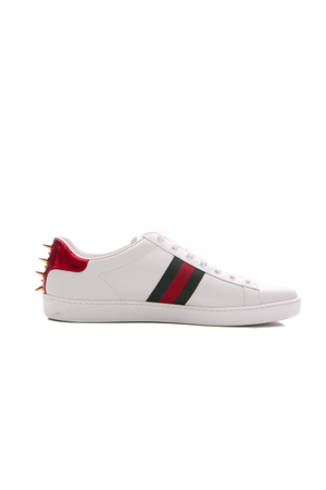 Gucci Pearl Stud Ace Sneakers - Size 41.5