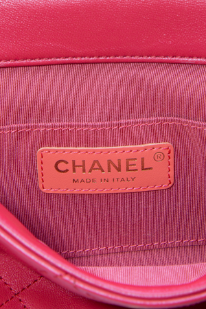 Chanel Red In The Loop Flap Bag