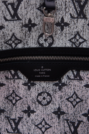 Louis Vuitton Black Denim Neverfull Bag 