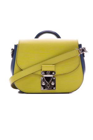 Louis Vuitton Yellow/Blue Epi Eden Bag