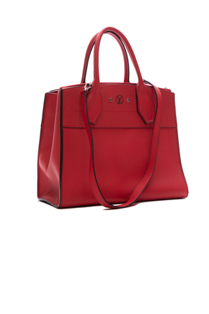 Louis Vuitton Red City Steamer Bag