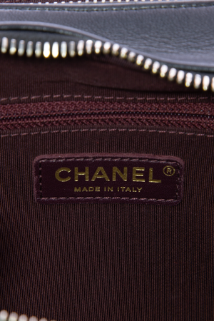 Chanel Black Button Up Camera Bag