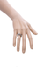 David Yurman Diamond X Crossover Band Ring - Size 6