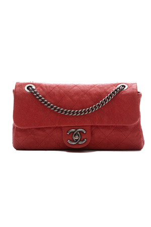 Chanel Red Caviar Simply CC Flap Bag
