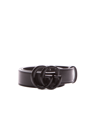 Gucci Black  Marmont Thin Belt - Size 30
