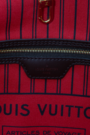 Louis Vuitton Ebene Neverfull Bag W Pouch