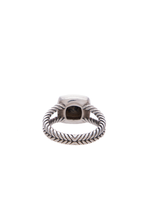 David Yurman Onyx Petite Albion Ring - Size 6.25