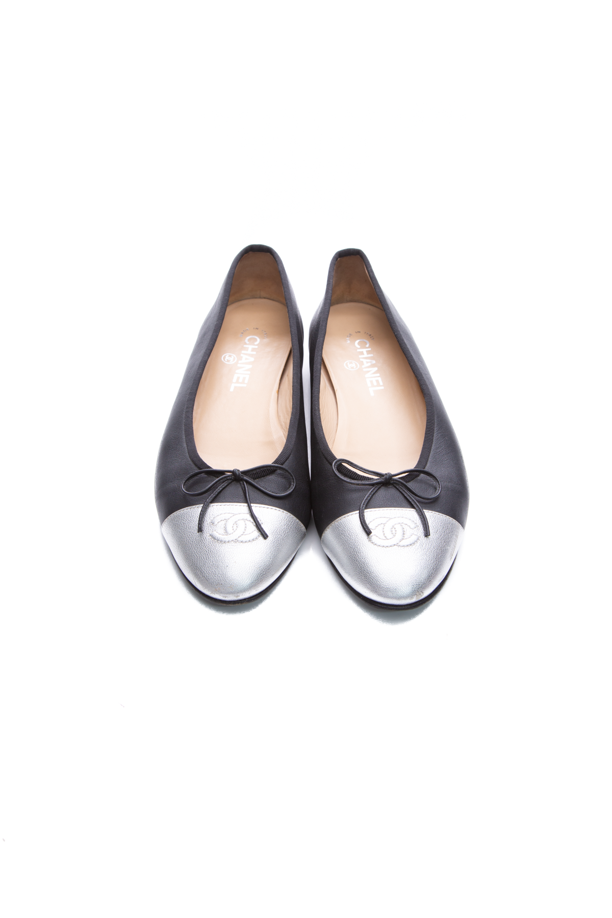 Chanel CC Ballet Flats- Size 40.5