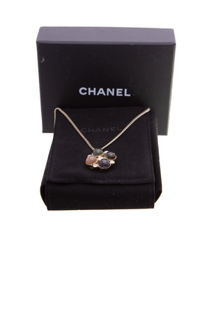 Chanel Gold Grispoix Crystal Necklace