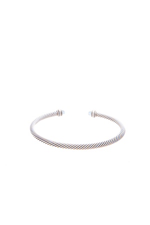 David Yurman Slvr/Gld Topaz Cable Bracelet