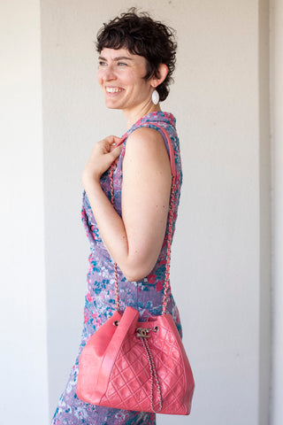 CC Drawstring Bucket Bag