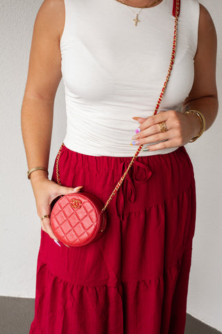 Chain Infinity Round Bag