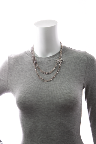 Chanel-Crystal-CC-Double-Chain- Necklace-300236