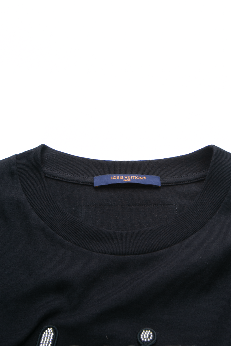 Beaded Logo T-Shirt - Size Large