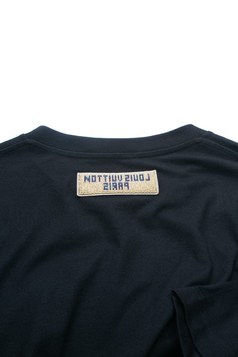 Beaded Logo T-Shirt - Size Large