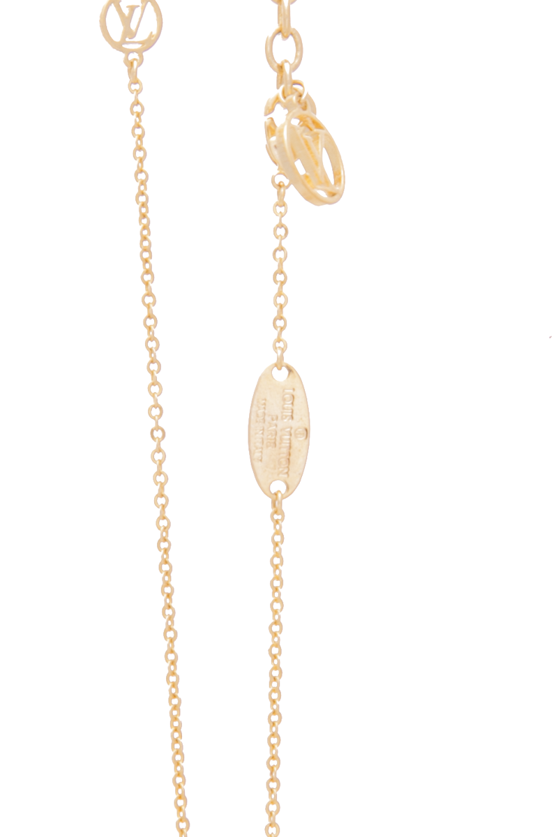 Louis Vuitton - Gold Nano Gram Necklace