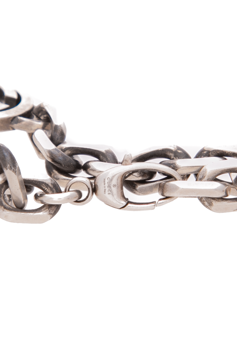 Gucci - Silver Interlocking G Chain Bracelet