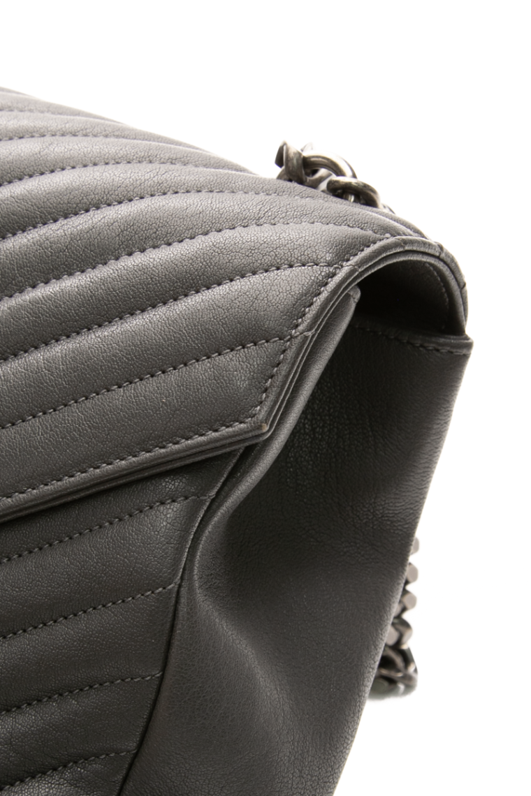 Saint Laurent - Dark Grey Large College Bag