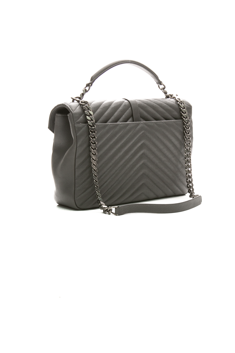 Saint Laurent - Dark Grey Large College Bag