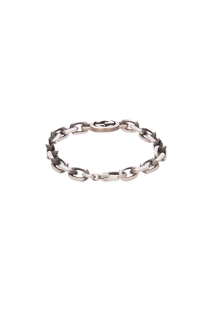 Gucci - Silver Interlocking G Chain Bracelet