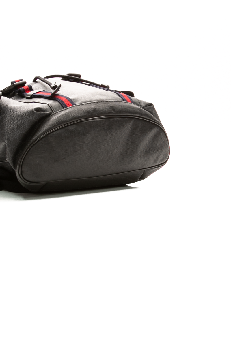 Gucci - Black Supreme GG Canvas Large Backpack