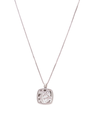 David Yurman - Sterling Silver Diamond Quartz Albion Necklace