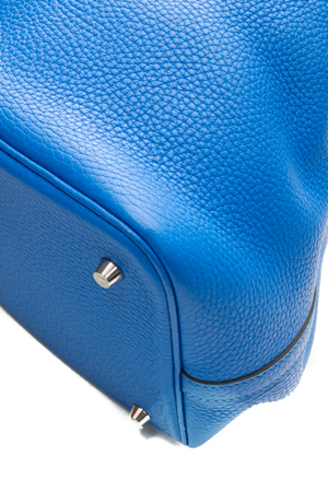 Hermes - Blue Clemence Picotin 22