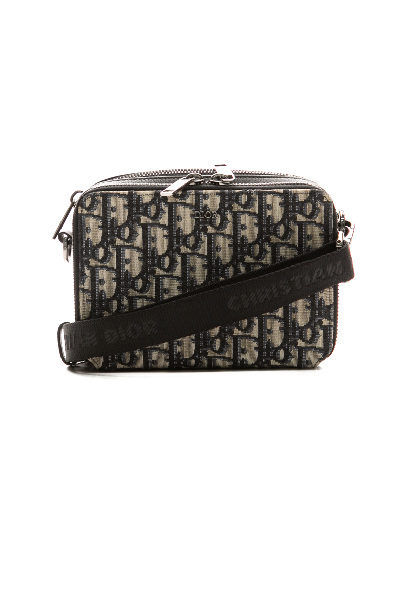 Christian-Dior-Zipped-Pouch-with-Strap-300670