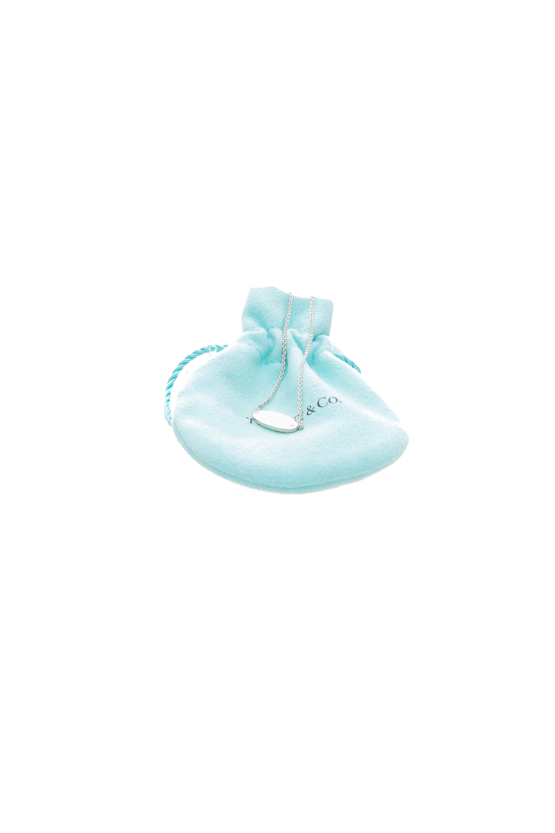 Tiffany & Co. - Sterling Silver RTT ID Oval Necklace
