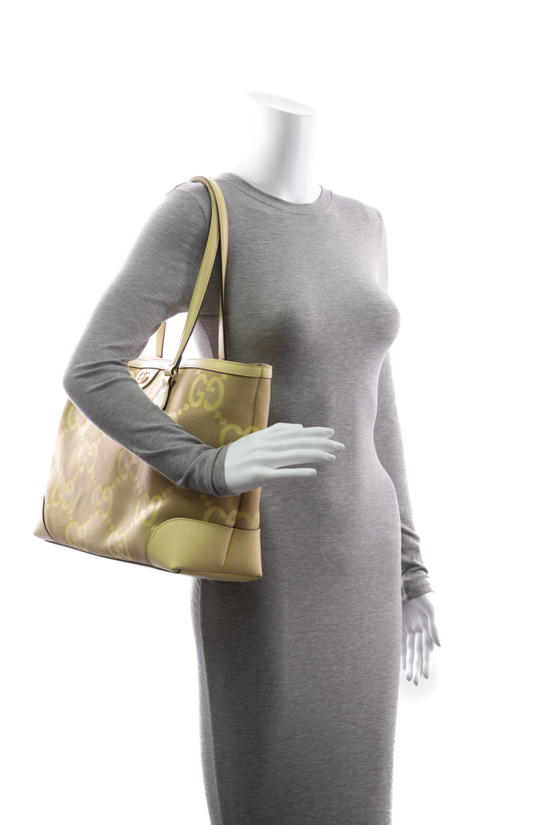 Gucci - Yellow Ophidia Medium Tote Bags