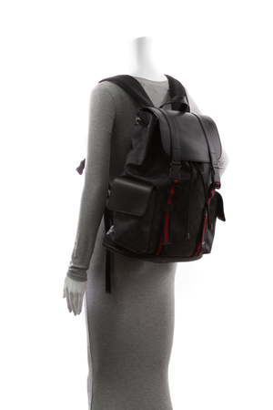 Gucci - Black Supreme GG Canvas Large Backpack