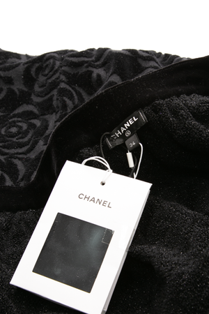Chanel - CC Rose Terrycloth Navy 34 Dress