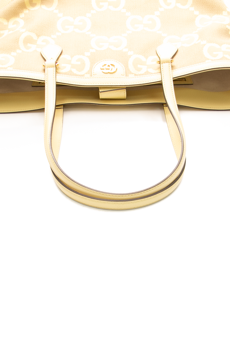 Gucci - Yellow Ophidia Medium Tote Bags