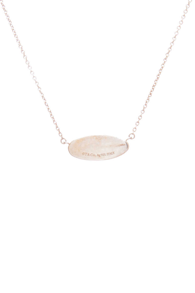 Tiffany & Co. - Sterling Silver RTT ID Oval Necklace