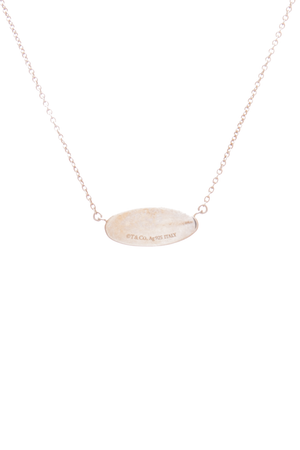 Tiffany & Co. - Sterling Silver RTT ID Oval Necklace