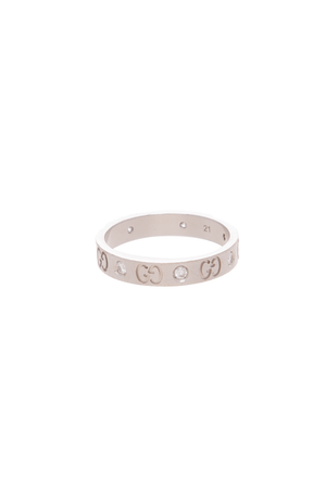 Gucci - White Gold/diamond Ring (9.5)