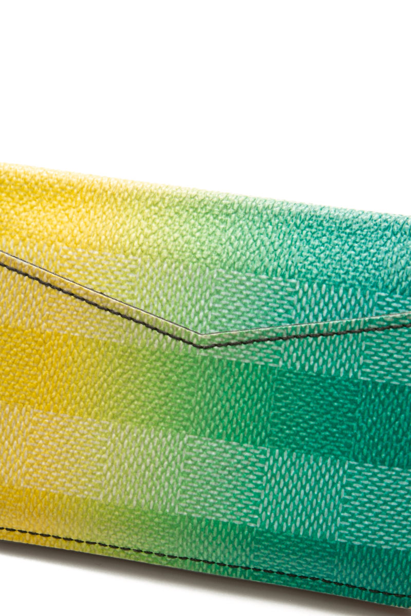 Louis Vuitton - Yellow/Green Damier Stripes Pocket Org.