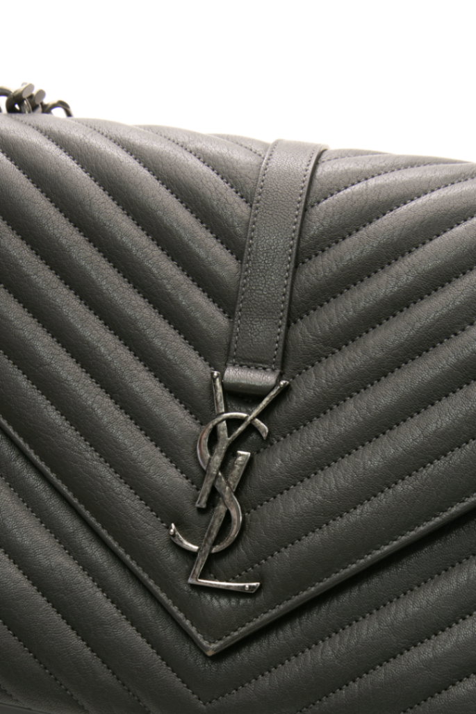 Saint Laurent - Dark Grey Large College Bag