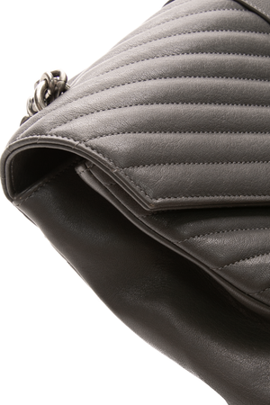 Saint Laurent - Dark Grey Large College Bag