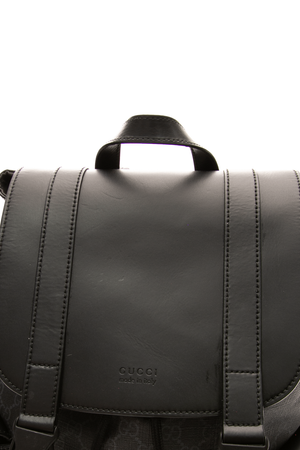 Gucci - Black Supreme GG Canvas Large Backpack