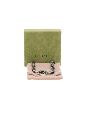 Gucci - Silver Interlocking G Chain Bracelet