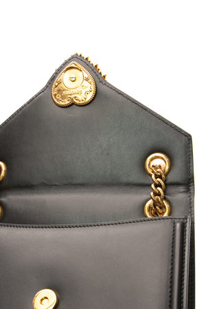 Dolce & Gabbana - Black Heart Envelope Flap Bag